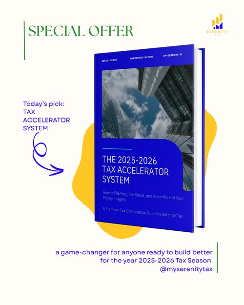 The 2025-2026 Tax Accelerator System The 2025-2026 Tax Accelerator System